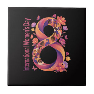 International Women’s Day 8 March Ceramic Tile