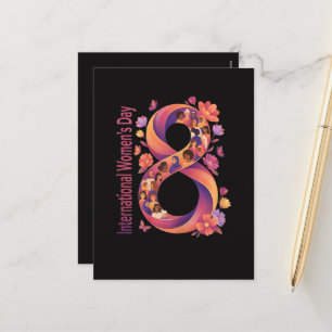 International Women’s Day 8 March Holiday Postcard