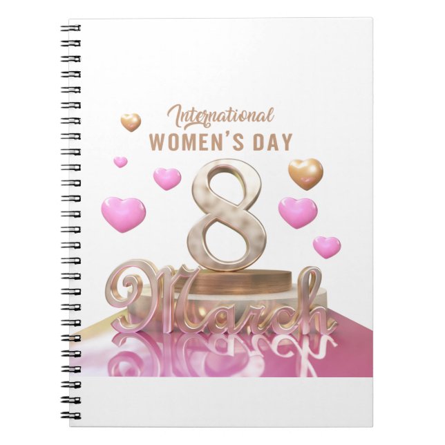 international women s day 8March Notebook (Front)
