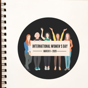 International Women’s Day Classic Round Sticker