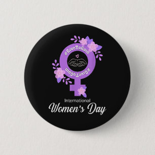 International Women’s Day March 8 6 Cm Round Badge
