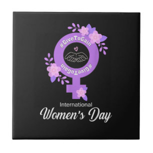 International Women’s Day March 8 Ceramic Tile