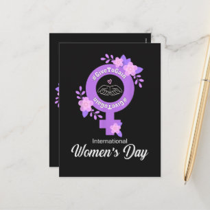 International Women’s Day March 8 Holiday Postcard
