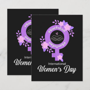 International Women’s Day March 8 Thank You Card