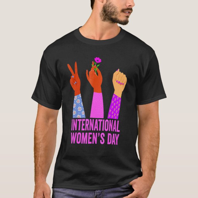 International Women's Day 2022  Womens Break The B T-Shirt (Front)