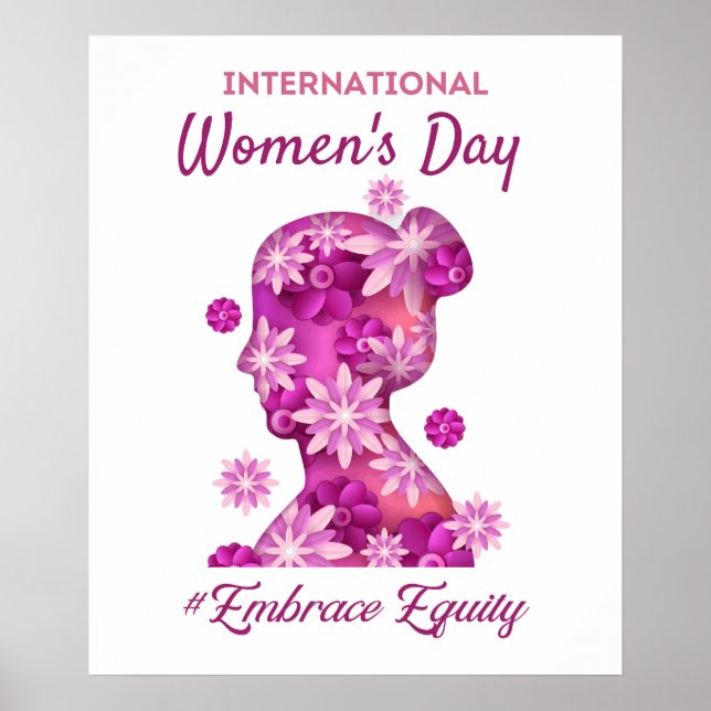International Women's Day 2023, Embrace Equity  Poster (Front)