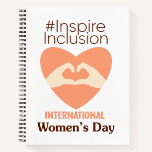 International Women's Day 2024 Inspire Inclusion Notebook