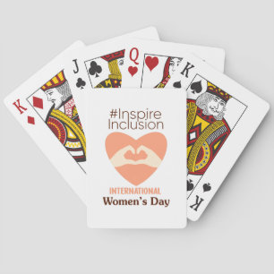 International Women's Day 2024 Inspire Inclusion Playing Cards