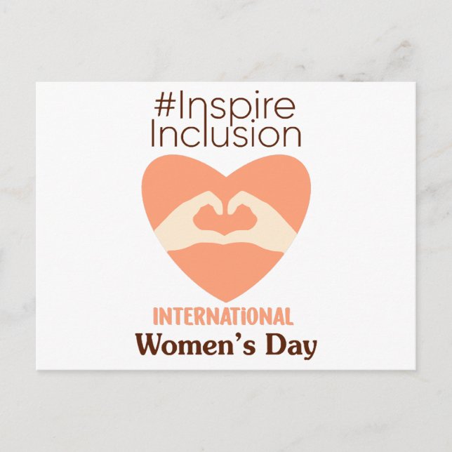 International Women's Day 2024 Inspire Inclusion  Postcard (Front)