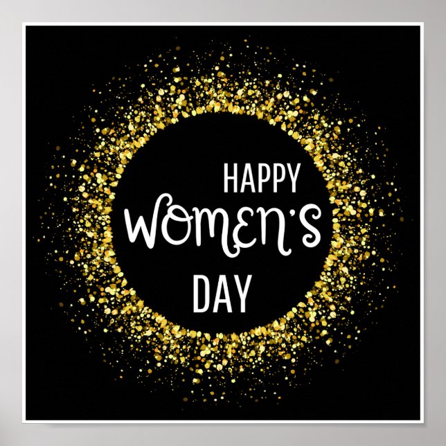 International Women's Day 2025: Celebrate Feminini Poster (Front)