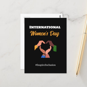 International Women's Day 2025 inclusion feminist Postcard