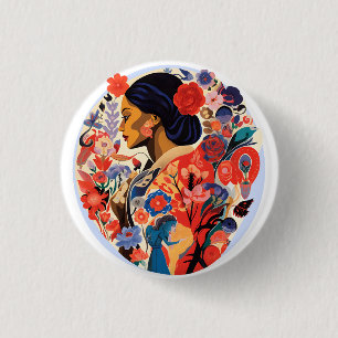 International Women's Day 3 Cm Round Badge