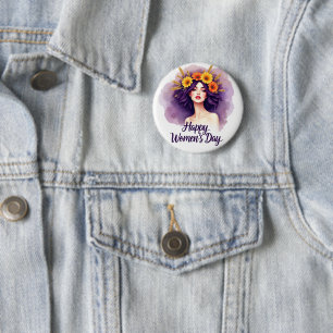 International Women's Day 6 Cm Round Badge