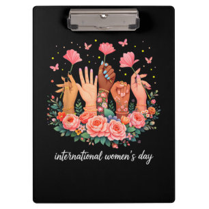 International Women's Day 8 March 2026 Clipboard