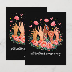 International Women's Day 8 March 2026 Holiday Card