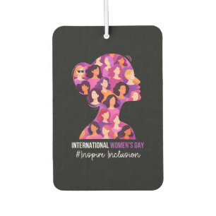 International Women's Day 8 March Car Air Freshener