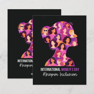 International Women's Day 8 March Holiday Card