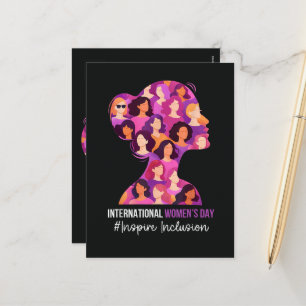 International Women's Day 8 March Holiday Postcard
