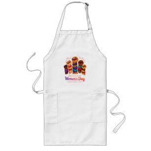 International Women's Day 8 March Long Apron