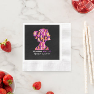 International Women's Day 8 March Napkin