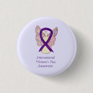 International Women's Day Awareness Angel Pins