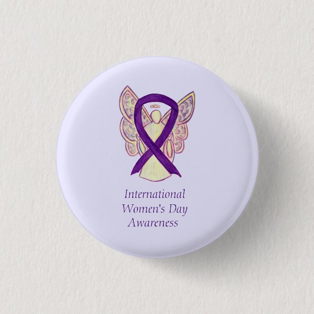International Women's Day Awareness Angel Pins (Front)