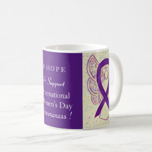 International Women's Day Awareness Ribbon Mug