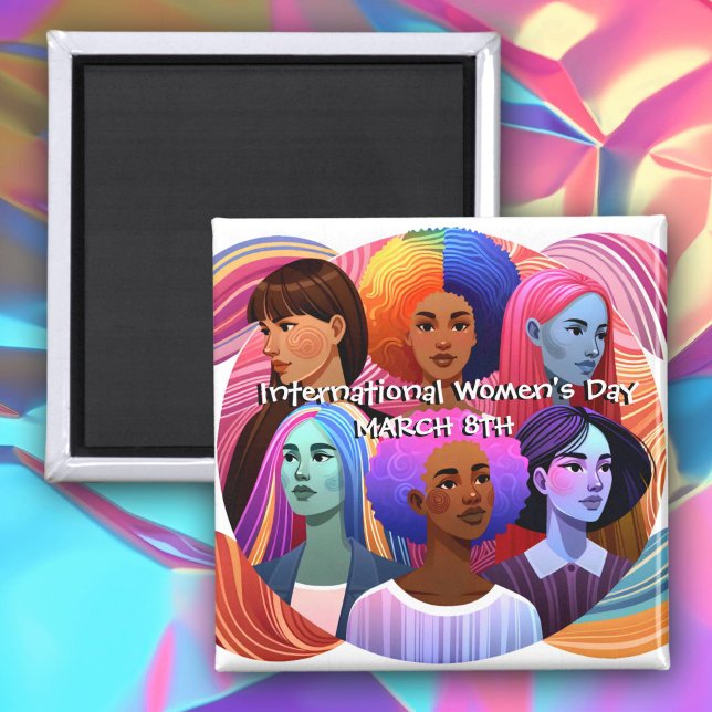  International Women's Day | Celebrating Equality Magnet (Creator Uploaded)