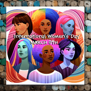  International Women's Day   Celebrating Equality Poster