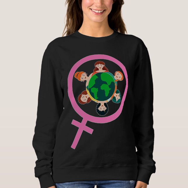 International Women's Day Embrace Equity Sweatshirt (Front)