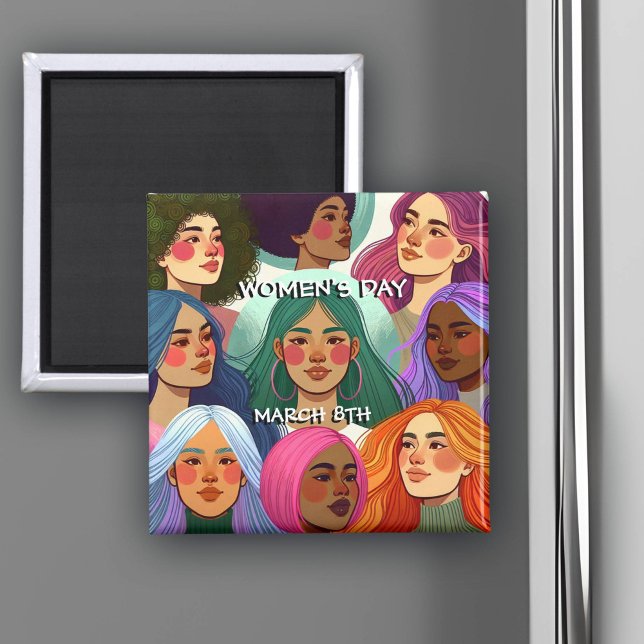 International Women's Day Equality and Diversity Magnet (Creator Uploaded)