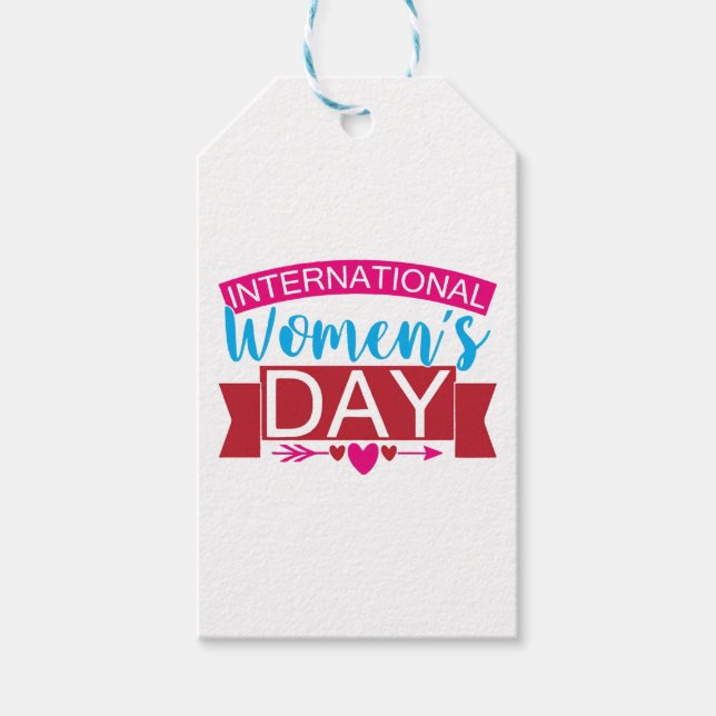 International Womens Day  Gift Tags (Front)