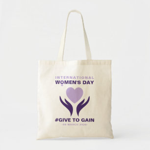 International Women's Day Give To Gain 2026 Tote Bag