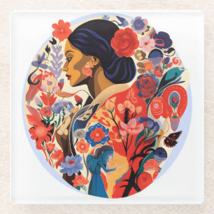 International Women's Day Glass Coaster