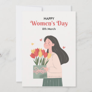 international women's day greeting card