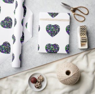 International Women's Day Heart Wrapping Paper