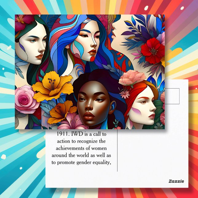 International Women's Day History Postcard (Creator Uploaded)
