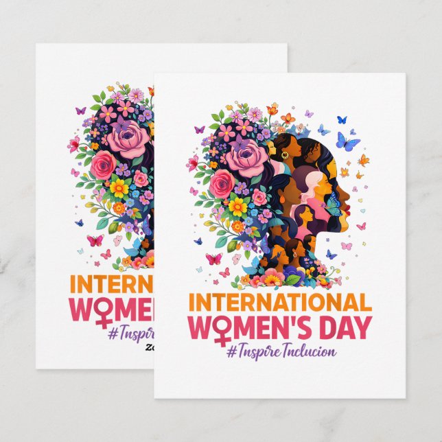 International Women's Day Holiday Card (Front/Back)