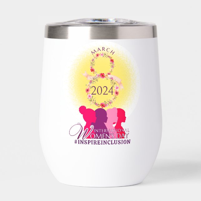 International Womens Day Inspire Inclusion QR Code (Front)