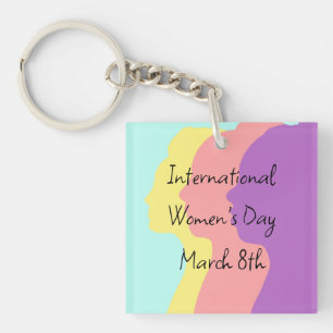 International Women's Day is March 8th    Key Ring
