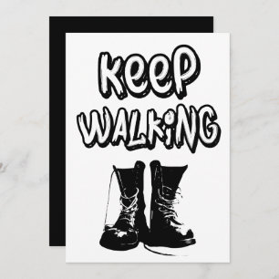 International Womens Day- Keep Walking Holiday Card