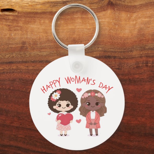 International Women's day Key Ring (Front)