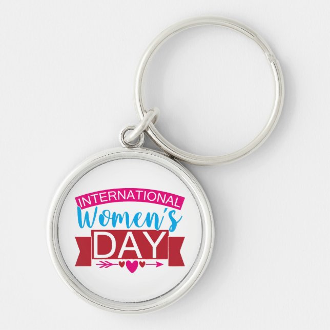 International Womens Day  Key Ring (Front)