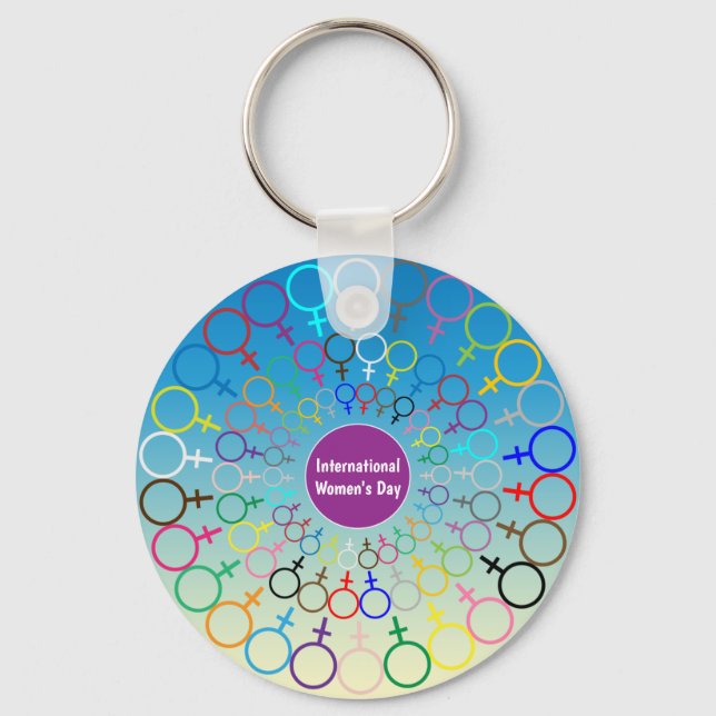International Women's Day Key Ring (Front)