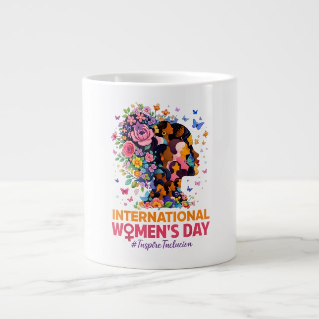 International Women's Day Large Coffee Mug (Front)