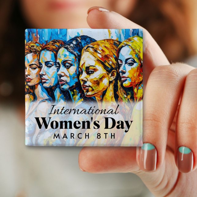  International Women's Day | March 8th Button (Creator Uploaded)
