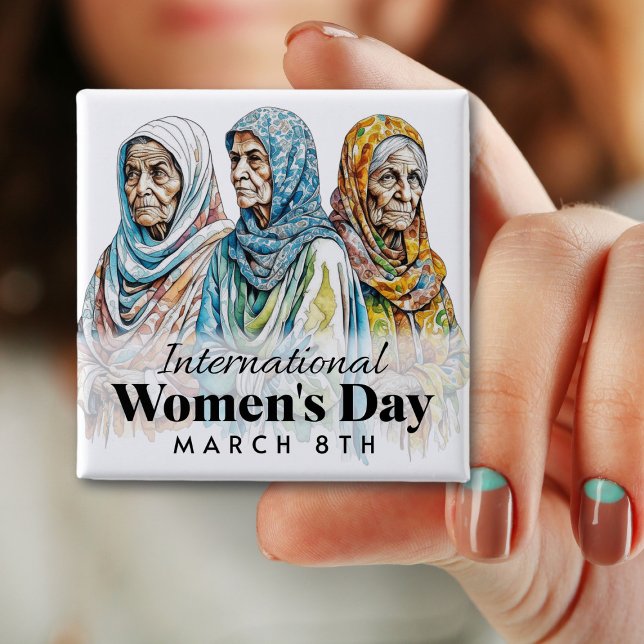  International Women's Day | March 8th Button (Creator Uploaded)