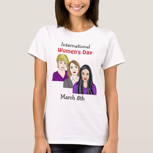 International Women's Day - Marcy 8th  T-Shirt (Front)