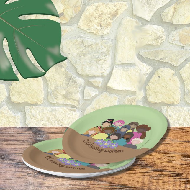 International women's day paper plates (Creator Uploaded)