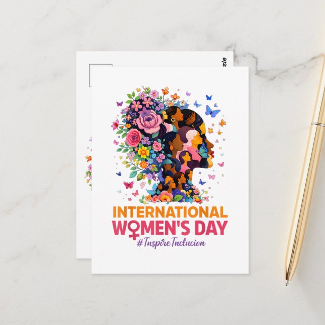 International Women's Day Postcard (Front/Back In Situ)